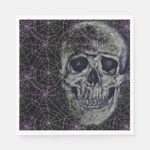 Halloween Paper Napkins-Skull Paper Napkins
