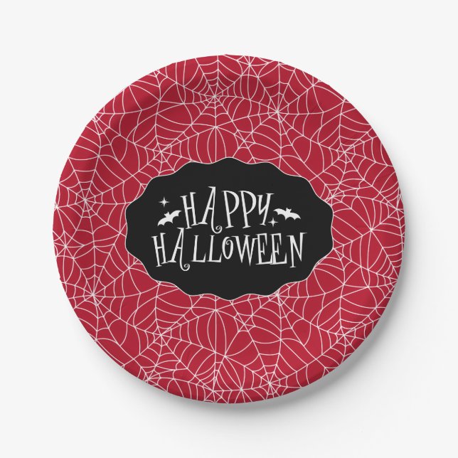 Halloween  paper plate (Front)