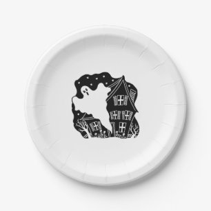 Halloween paper plate