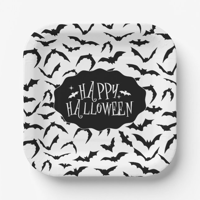 Halloween  paper plate (Front)