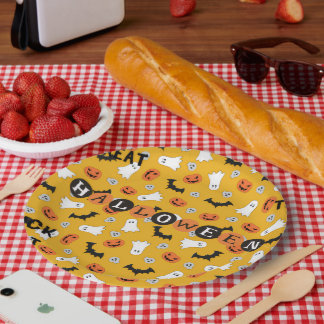 Halloween Paper Plate