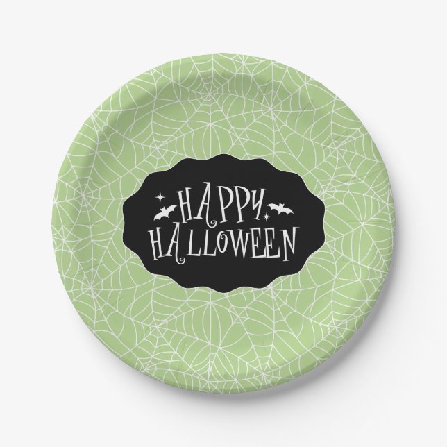 Halloween  paper plate (Front)