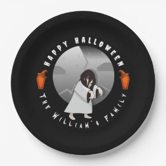 Halloween paper plate