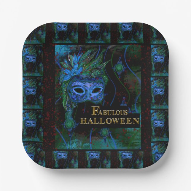 Halloween  paper plate (Front)