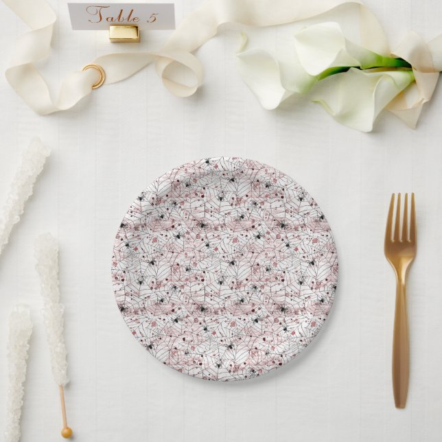 Halloween Paper Plate (Wedding)