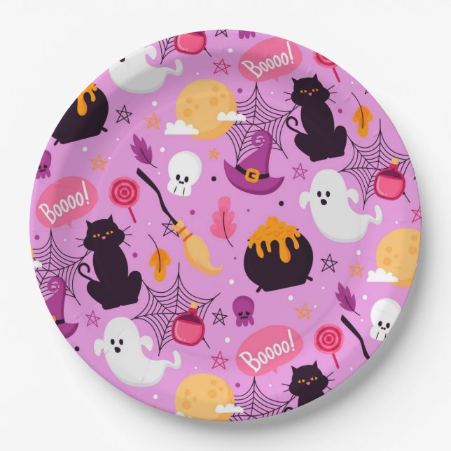 Halloween Paper Plate (Front)