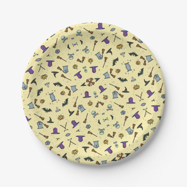 Halloween  paper plate (Front)