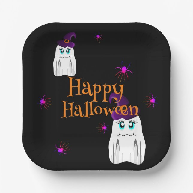 Halloween Paper Plate (Front)