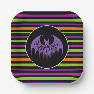 Halloween paper plate