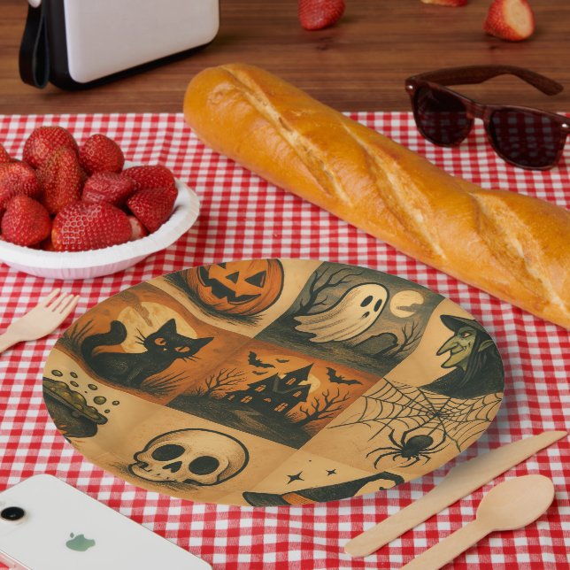 Halloween paper plate (Picnic)