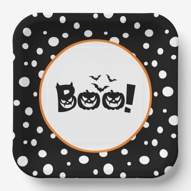Halloween Paper Plates (Front)