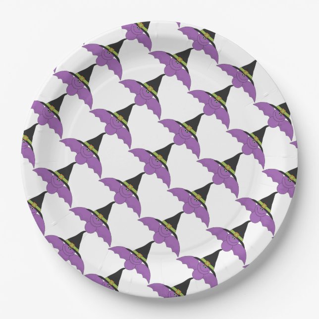 Halloween Paper Plates/Bats Plate (Front)