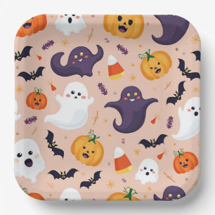 Halloween Paper Plates – Festive Party Supplies!