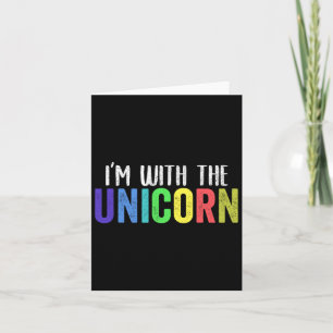 Halloween Parent Daughter Adult Costume I'm With T Card