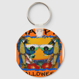 HALLOWEEN PARROTS KEY RING