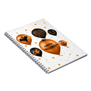 Halloween Party Balloons - Notebook