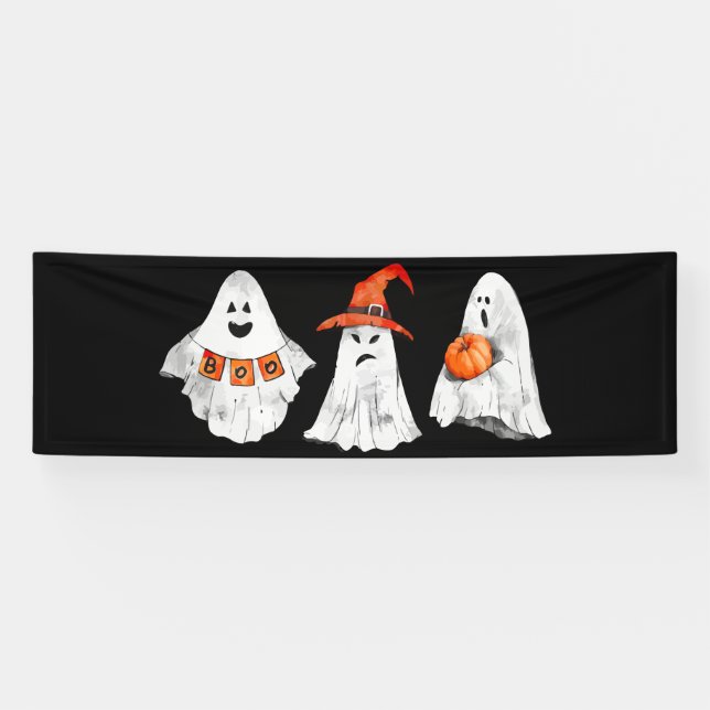 Halloween Party Banner, Halloween Party Home Decor Banner (Horizontal)