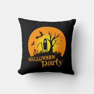 Halloween Party Birthday Cushion