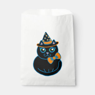 Halloween Party Black Cat Favour Treat Bag