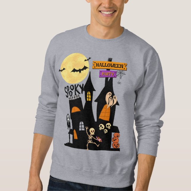 Halloween Party Boo! Sweatshirt (Front)
