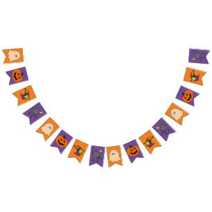 Halloween Party Bunting Garland Flags