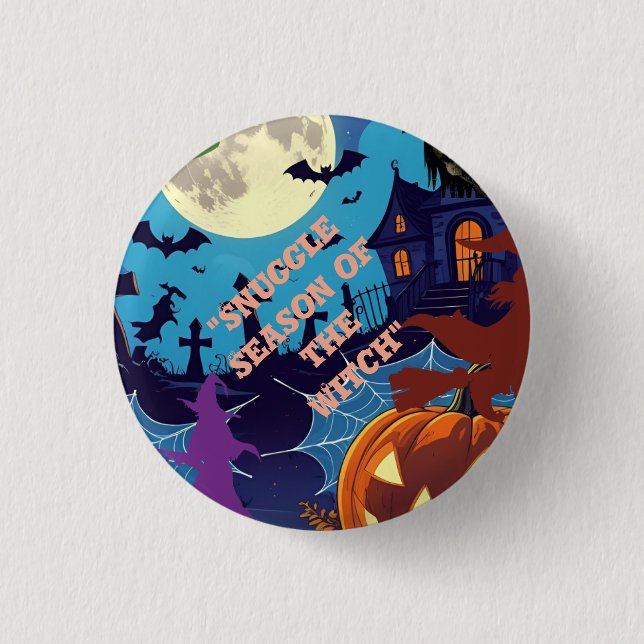 Halloween party button  (Front)