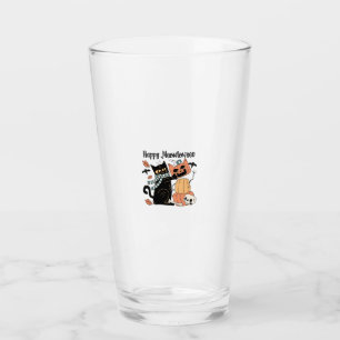 Halloween Party Cat Mom Costume Long Sleeve T-Shir Glass
