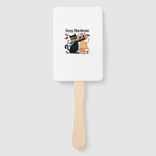 Halloween Party Cat Mum Costume Long Sleeve T-Shir Hand Fan