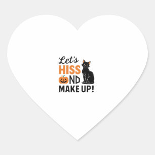 Halloween Party Cat Mum Costume Long Sleeve T-Shir Heart Sticker