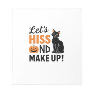Halloween Party Cat Mum Costume Long Sleeve T-Shir Notepad