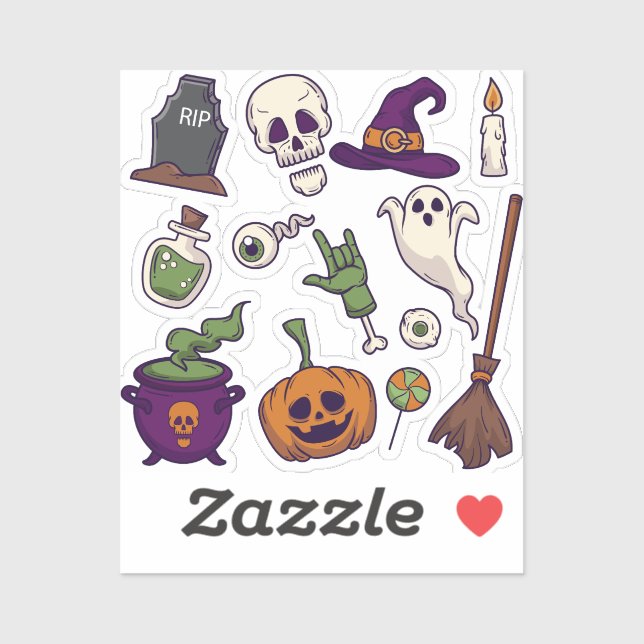 Halloween Party Characters Collections, Halloween  (Sheet)