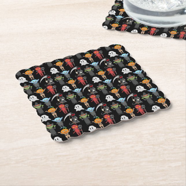 Halloween Party Coasters (Angled)