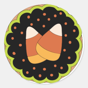 Halloween Party Cupcake Toppers Stickers