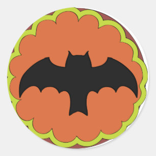 Halloween Party Cupcake Toppers Stickers