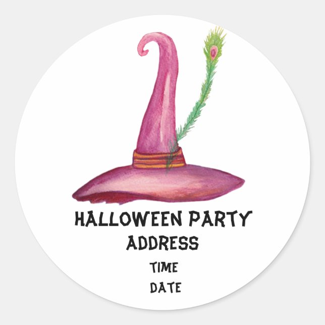 Halloween Party Custom Sticker (Front)