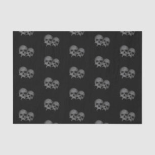 Halloween Party Decorations: Dark Gothic Skull Tissue Paper