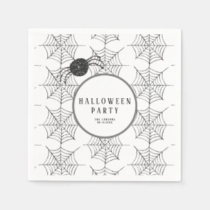 Halloween Party Decorations Spiders Web Food Napkin