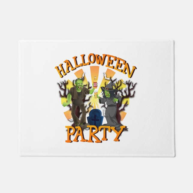 Halloween Party           Doormat (Front)