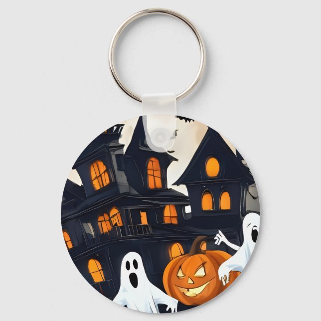 Halloween party favor key ring (Front)
