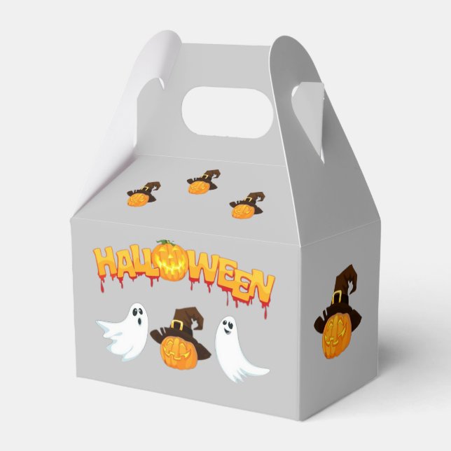Halloween party favour box (Front Side)