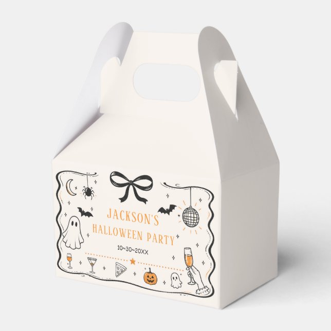 Halloween party favour box (Front Side)