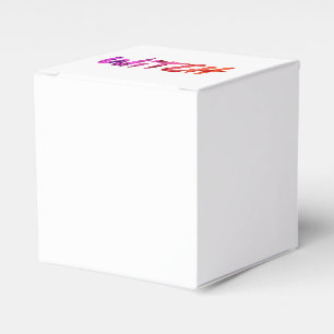 Halloween Party Favour Box