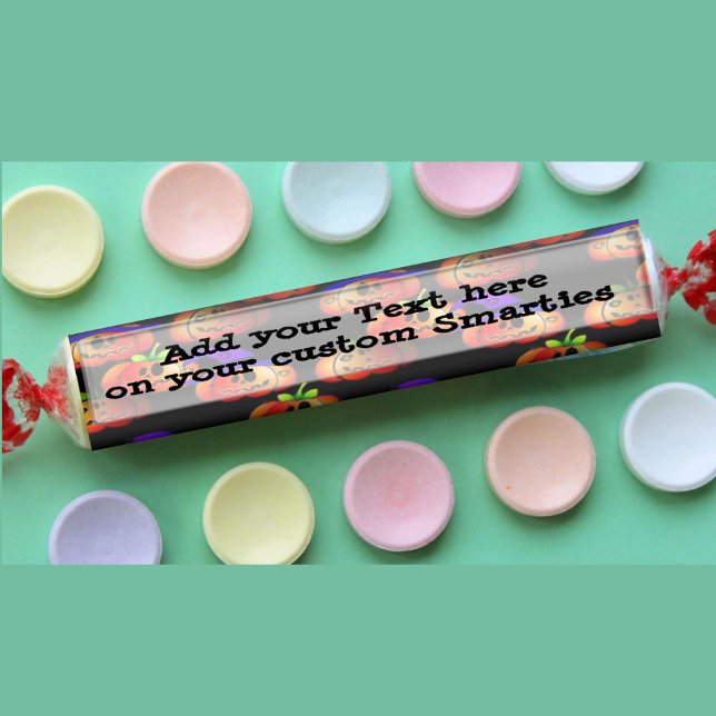 Halloween Party Favours Smartie Candy wrappers (Halloween Party Favors  Smarties Candy Wrapper label)