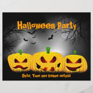 Halloween party flyer