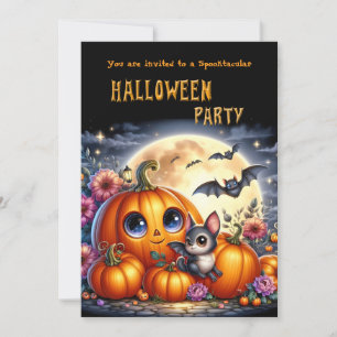 Halloween Party for kids design Invitation