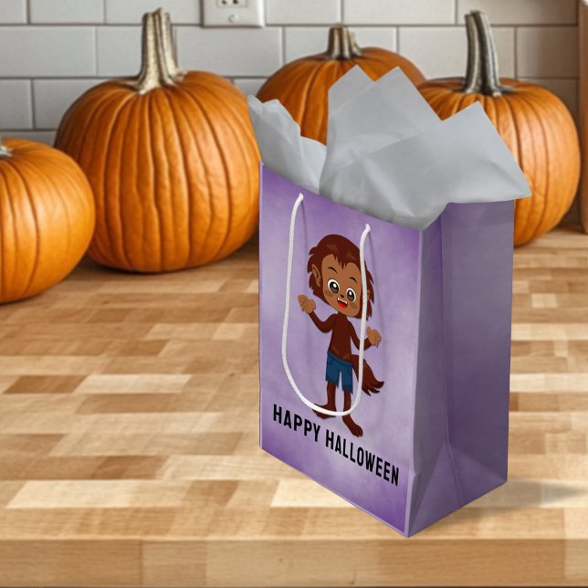 Halloween Party for Kids Werewolf Medium Gift Bag (Creator Uploaded)