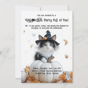 🐈⬛Halloween Party Full of Fun Invitation