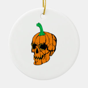 Halloween Party Funny Halloween Pumpkin Ceramic Ornament