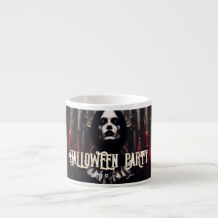 Halloween Party – Gothic Dark Invitation Espresso Cup