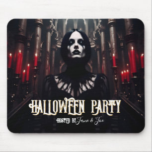 Halloween Party – Gothic Dark Invitation Mouse Pad